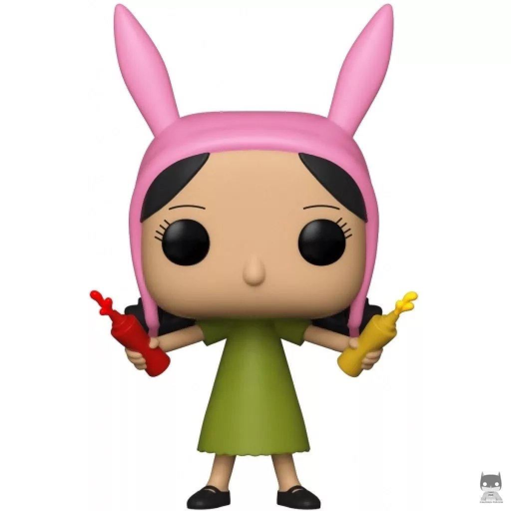 Figurine Funko POP Louise Belcher avec Ketchup and Mustard (Bob's Burgers)