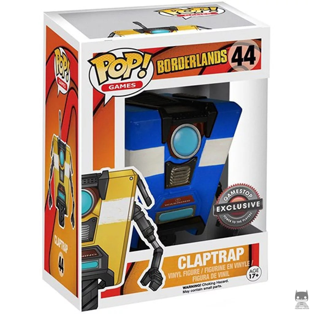 Figurine Funko POP Claptrap (Bleu) avec boîte