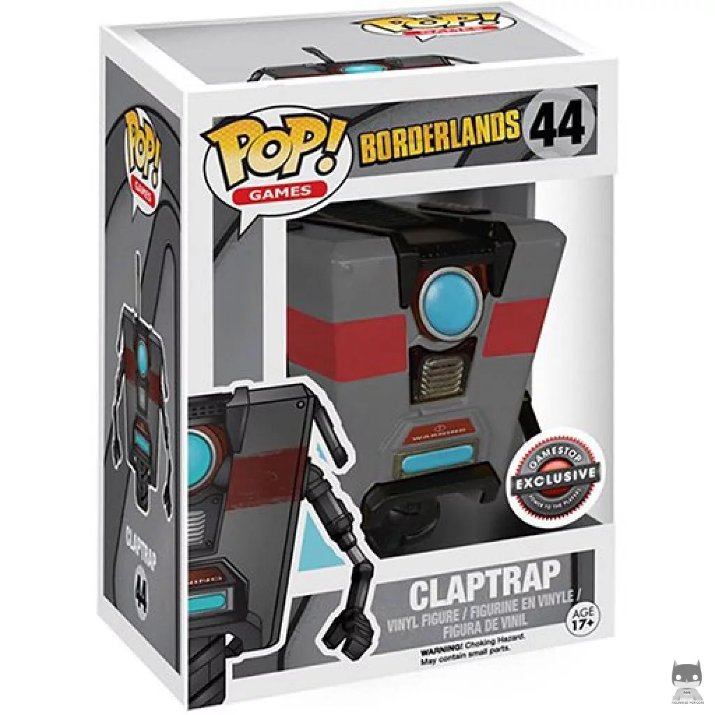 Figurine Funko POP Claptrap (Gris) avec boîte
