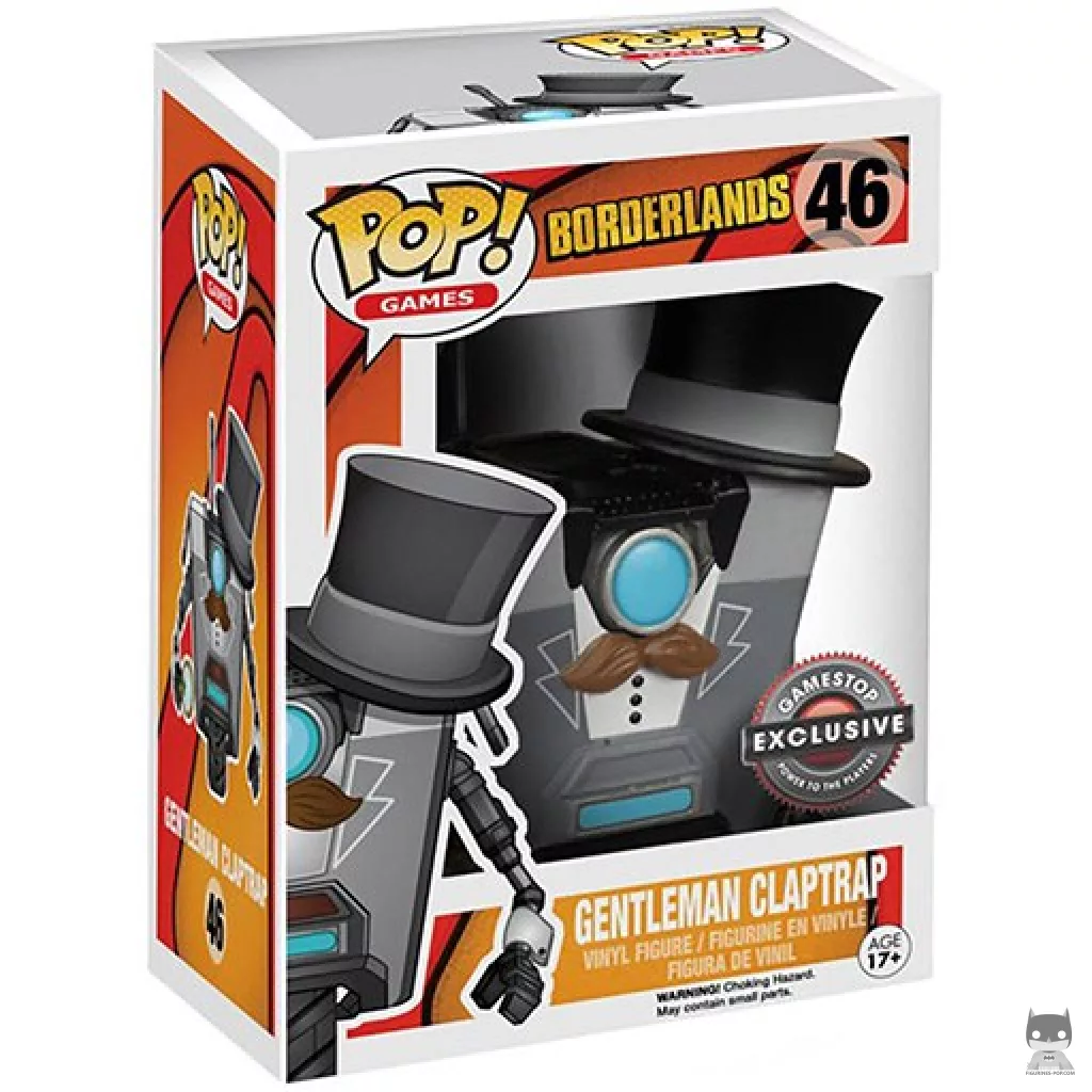 Figurine Funko POP Claptrap (Gentleman) avec boîte