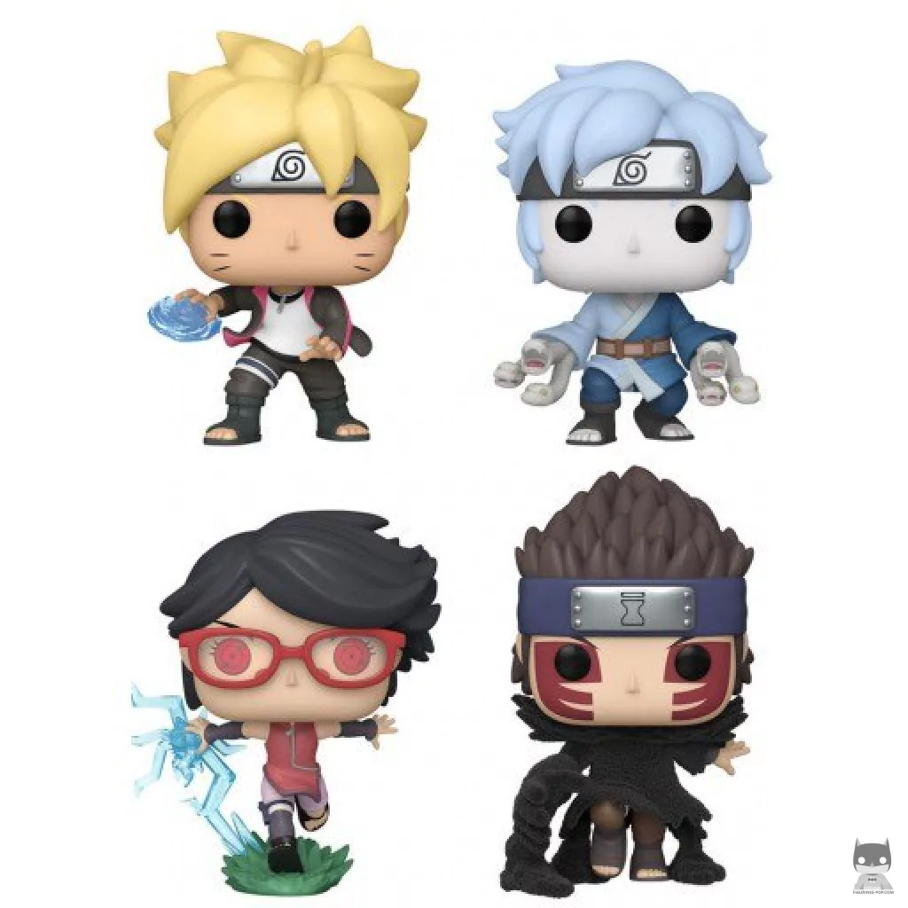 Figurine Funko POP Boruto, Mitsuki, Sarada & Shinki (Boruto : Naruto Next Generations)