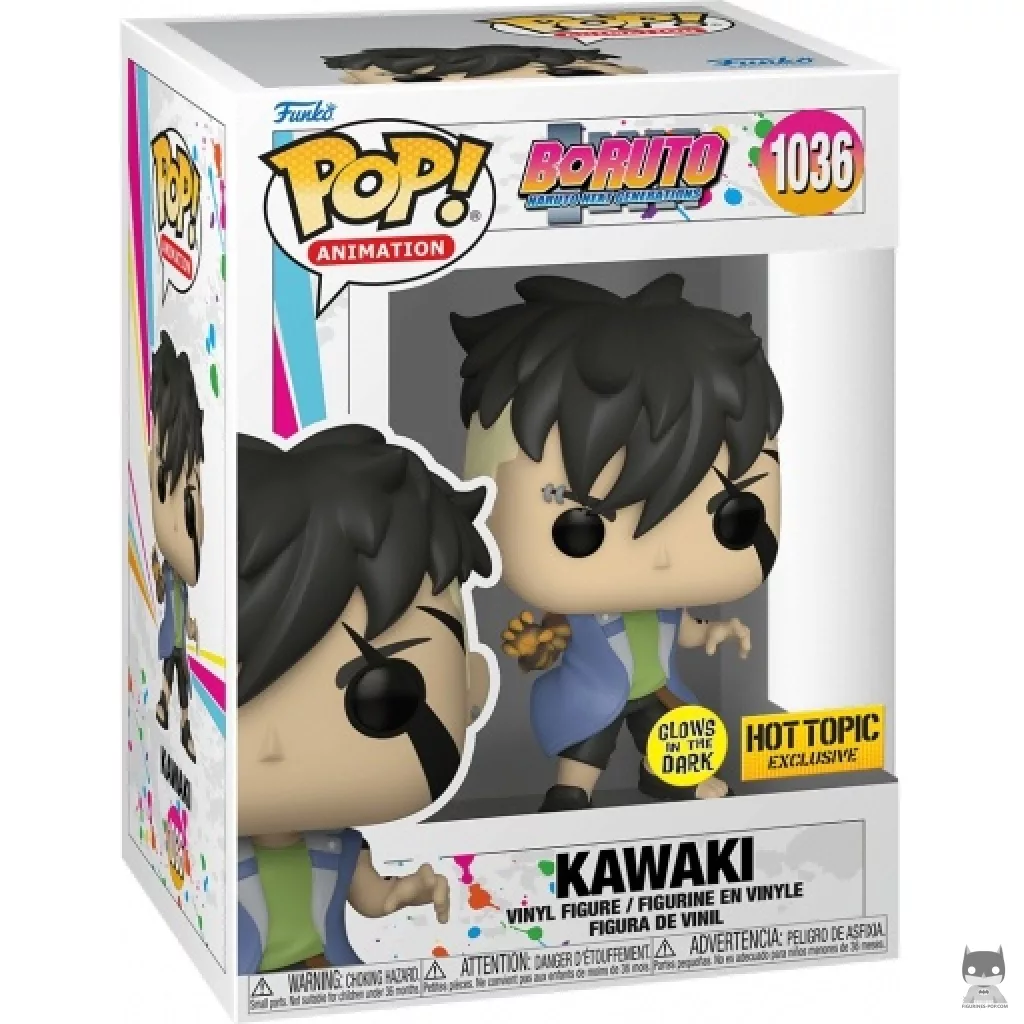 Figurine Funko POP Kawaki (Glow in the Dark) avec boîte