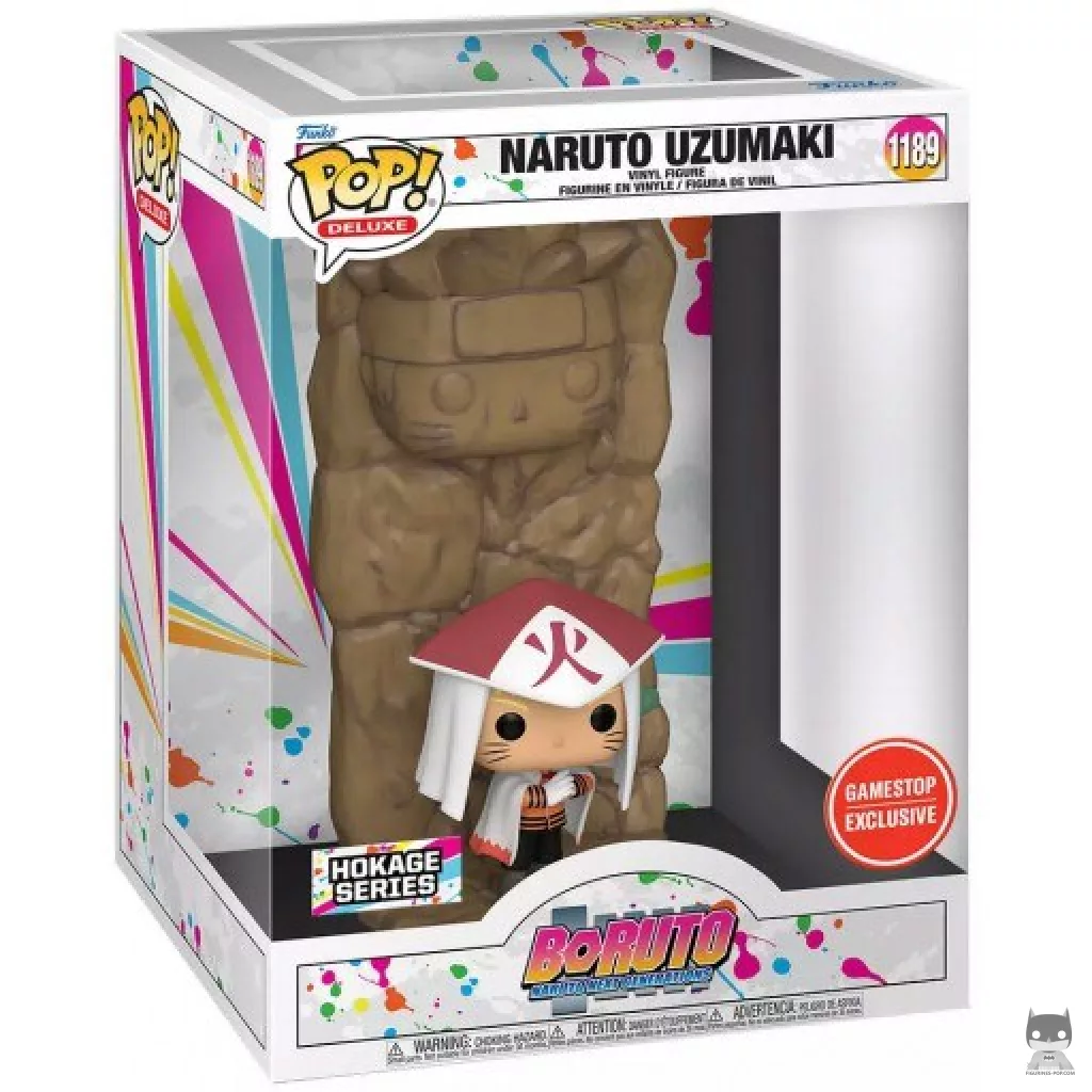 Figurine Funko POP Monument des Hokage : Naruto Uzumaki avec boîte
