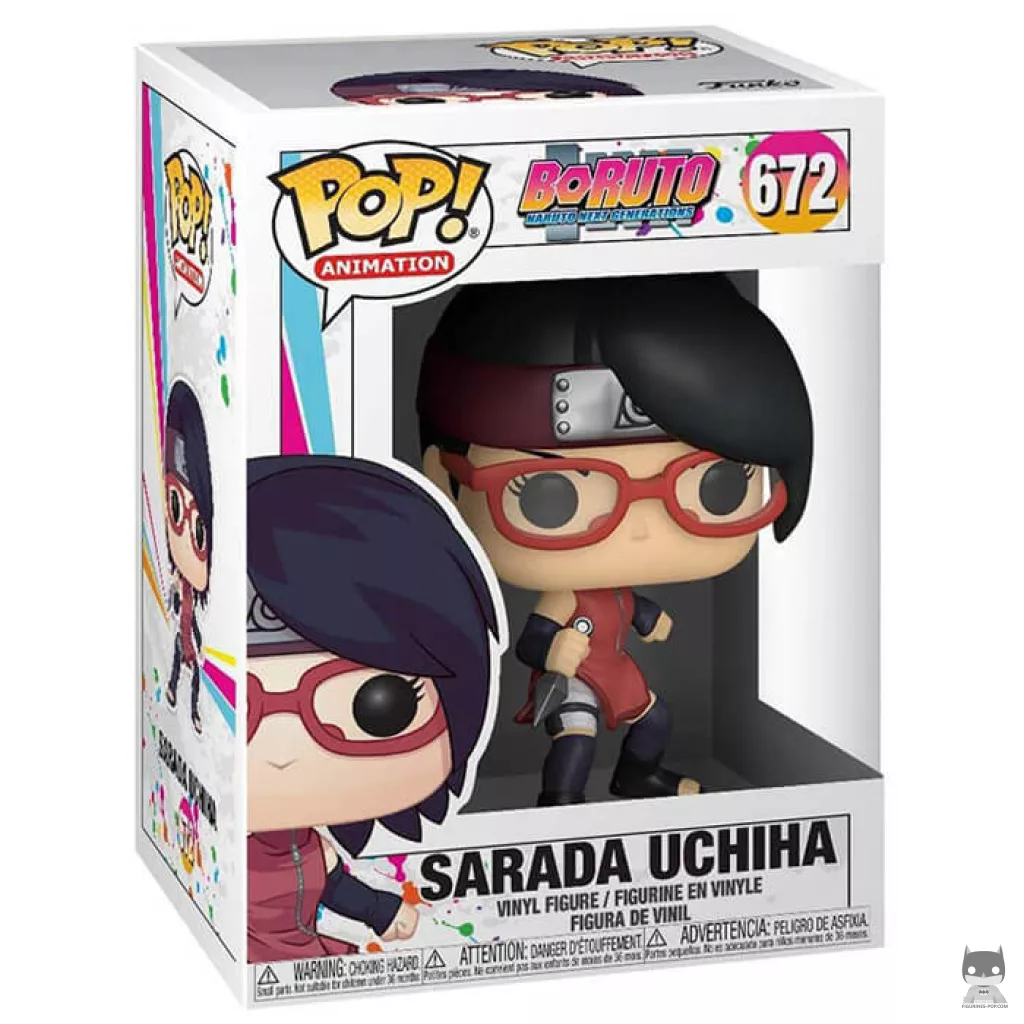 Figurine Funko POP Sarada Uchiha avec boîte
