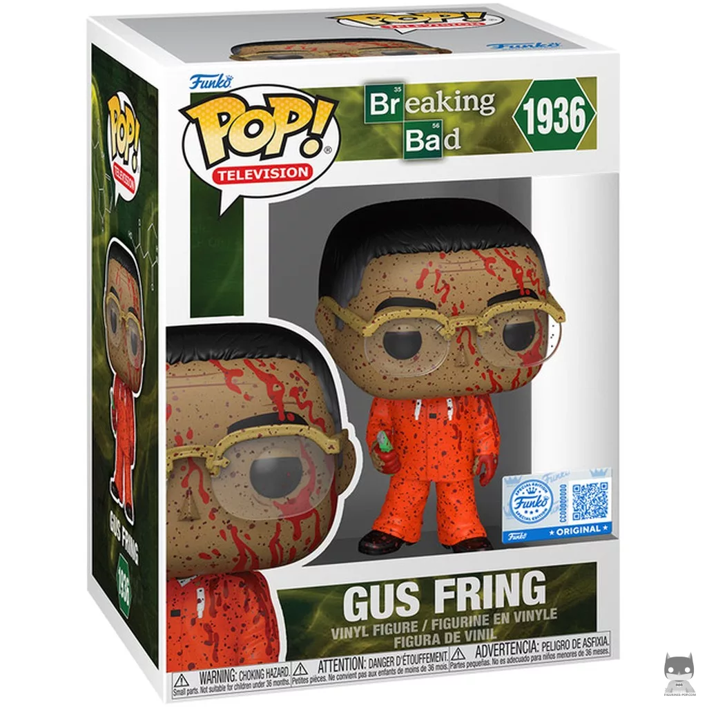 Figurine Funko POP Gus Fring (Ensanglanté) avec boîte