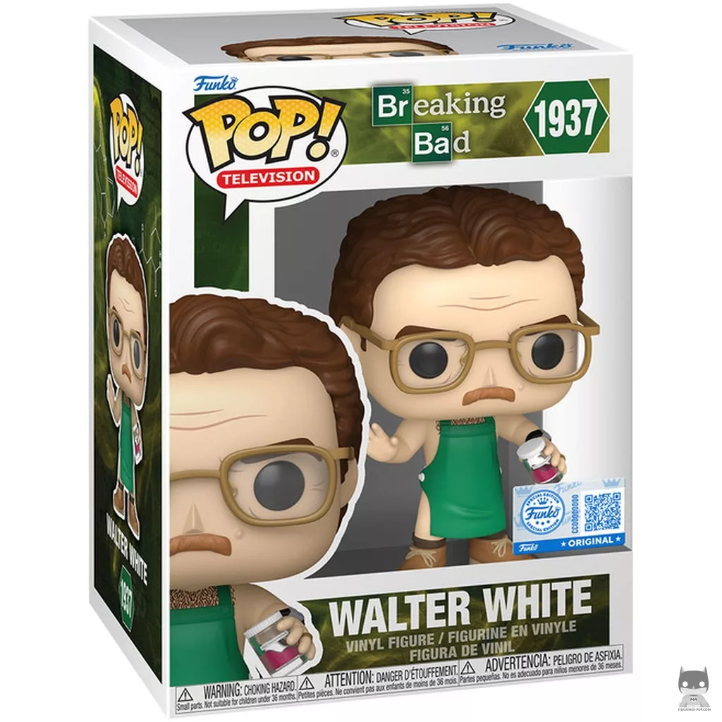 Figurine Funko POP Walter White en tablier vert avec boîte