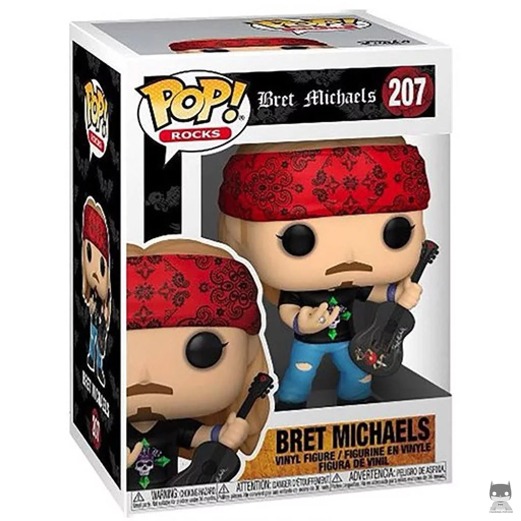 Figurine Funko POP Bret Michaels avec boîte