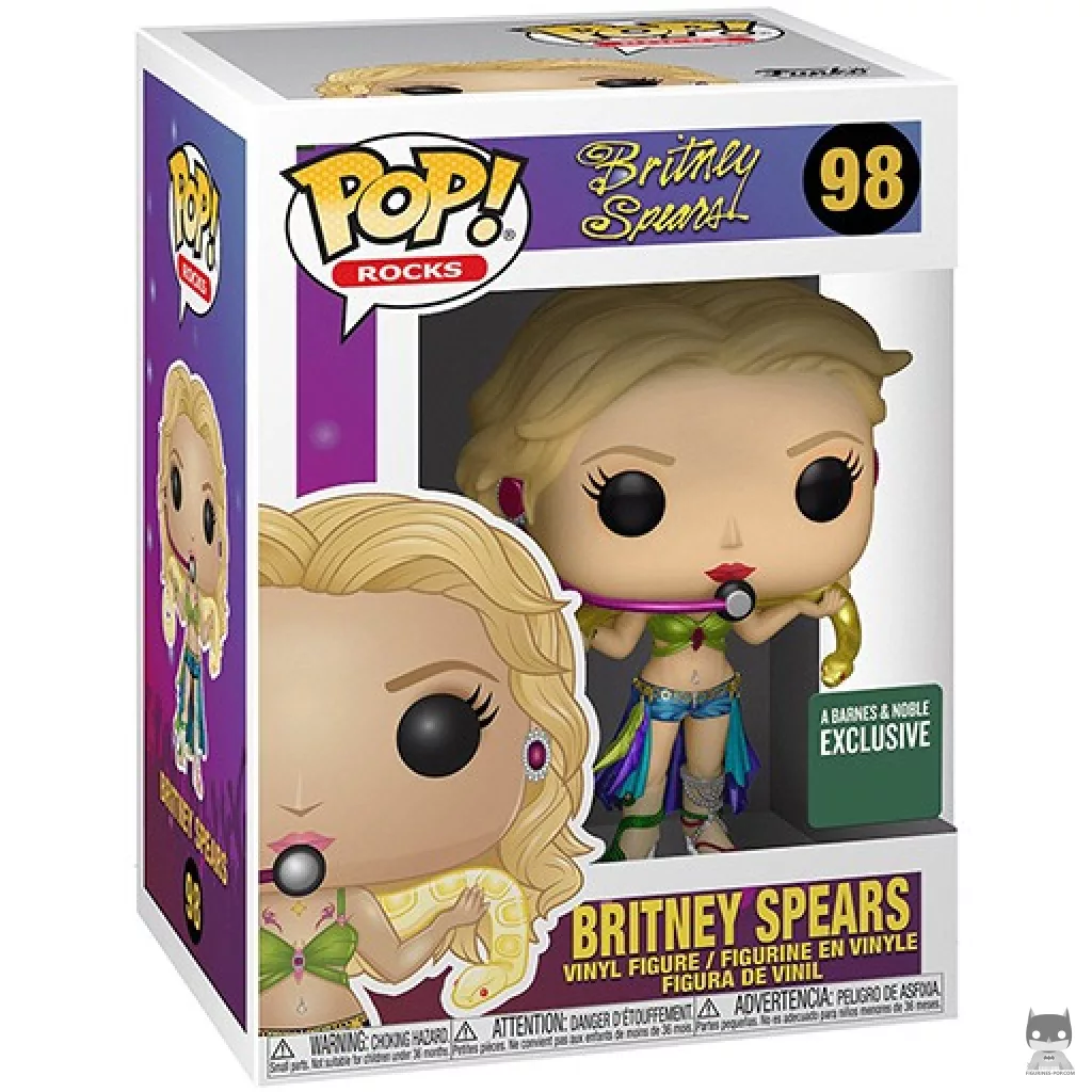 Figurine Funko POP Britney Spears (Metallic) avec boîte