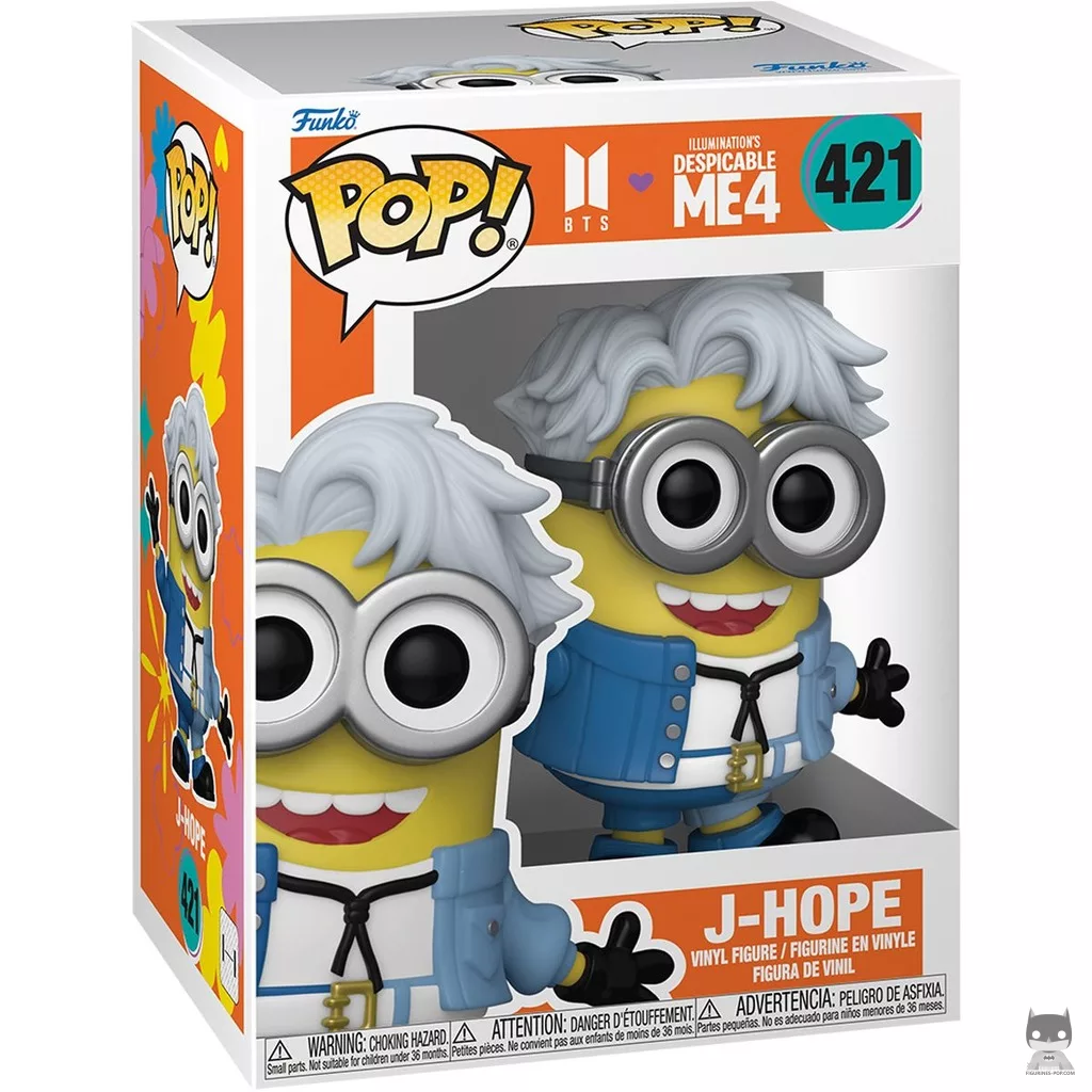 Figurine Funko POP J-Hope en Minion avec boîte