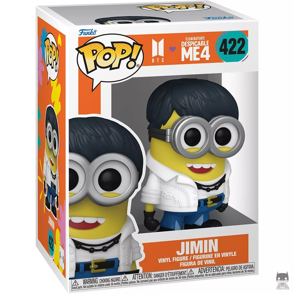 Figurine Funko POP Jimin en Minion avec boîte