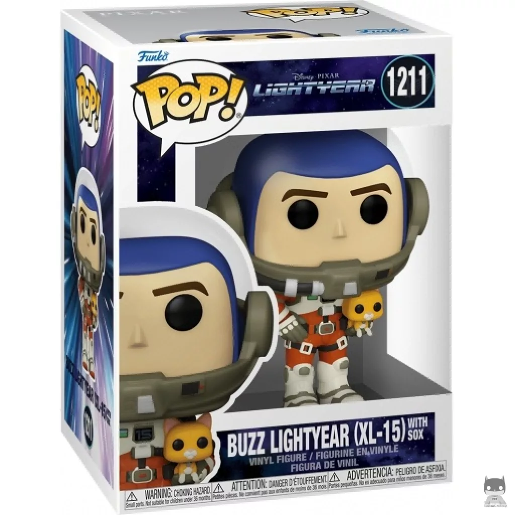 Figurine Funko POP Buzz Lightyear (XL-15) avec Sox avec boîte