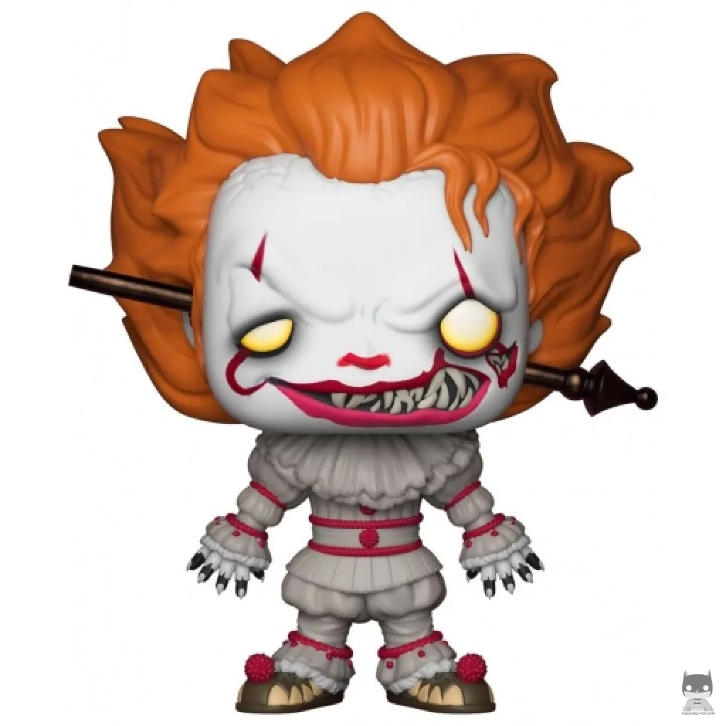 Figurine Funko POP Grippe-Sou avec fer forgé dans la tête (Ça)