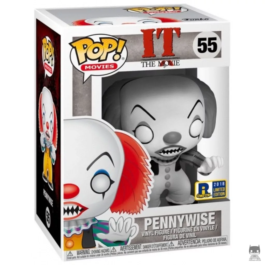 Figurine Funko POP Grippe-Sou (Noir & Blanc) avec boîte