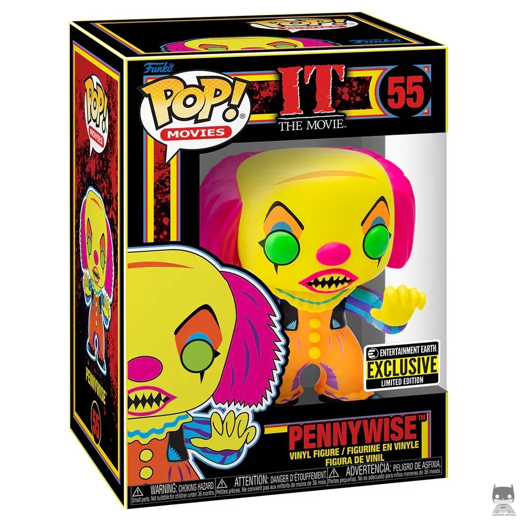 Figurine Funko POP Pennywise (Blacklight) avec boîte