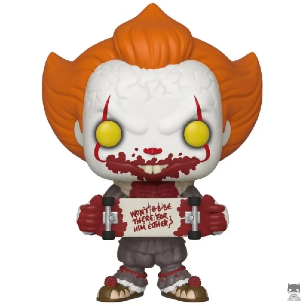 Figurine Funko POP Grippe-Sou avec skate board (Ça : Chapitre deux)