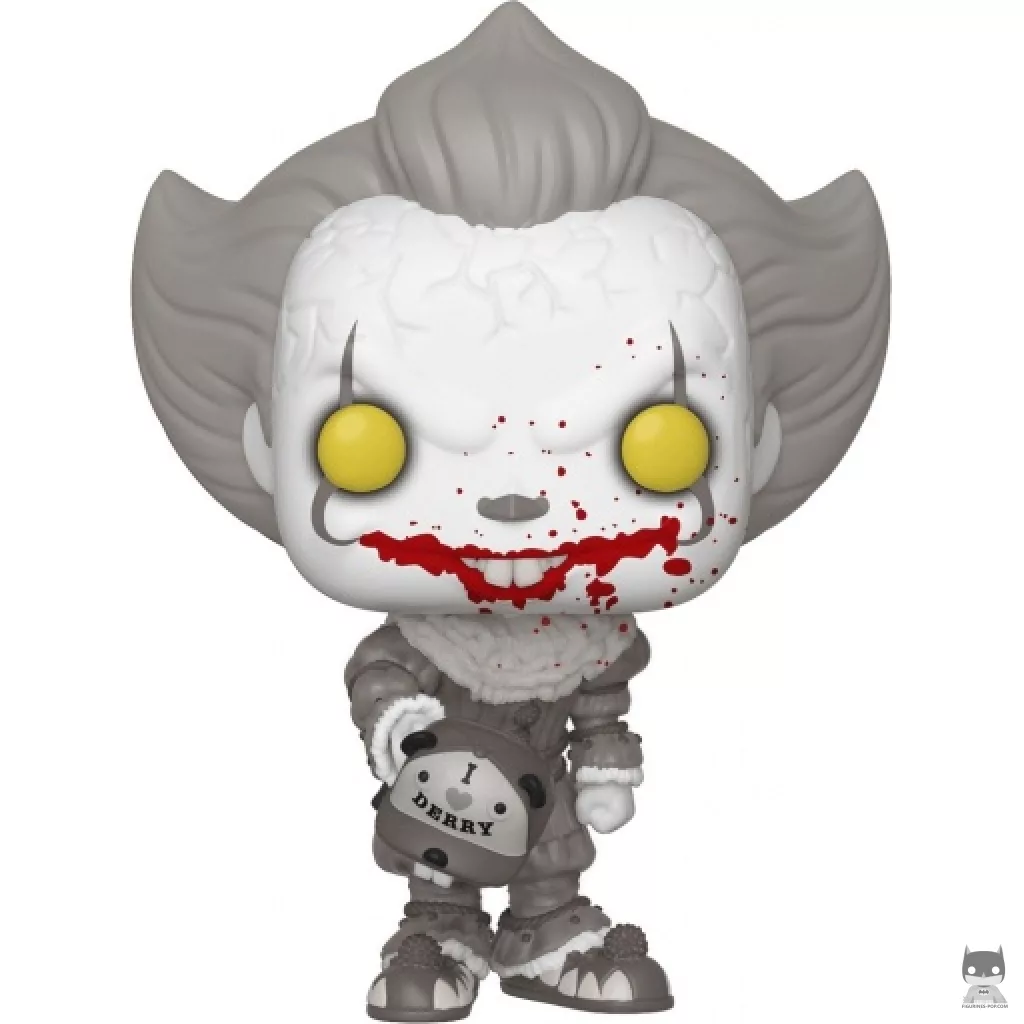 Figurine Funko POP Grippe-Sou avec casquette castor (Noir & Blanc) (Ça : Chapitre deux)