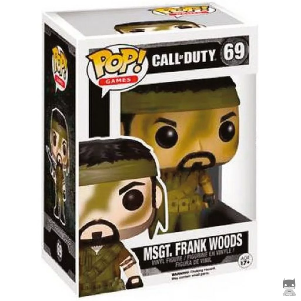 Figurine Funko POP MSGT Frank Woods avec boîte