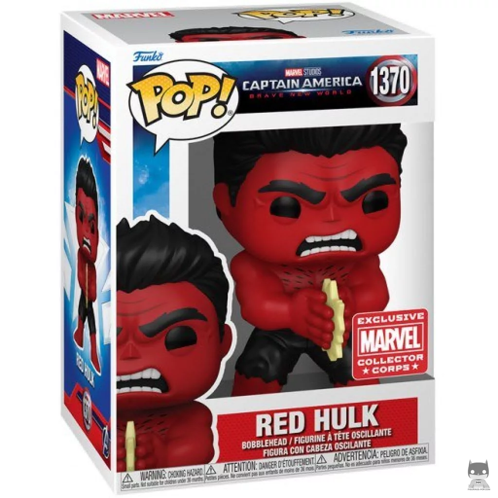 Figurine Funko POP Hulk Rouge avec boîte
