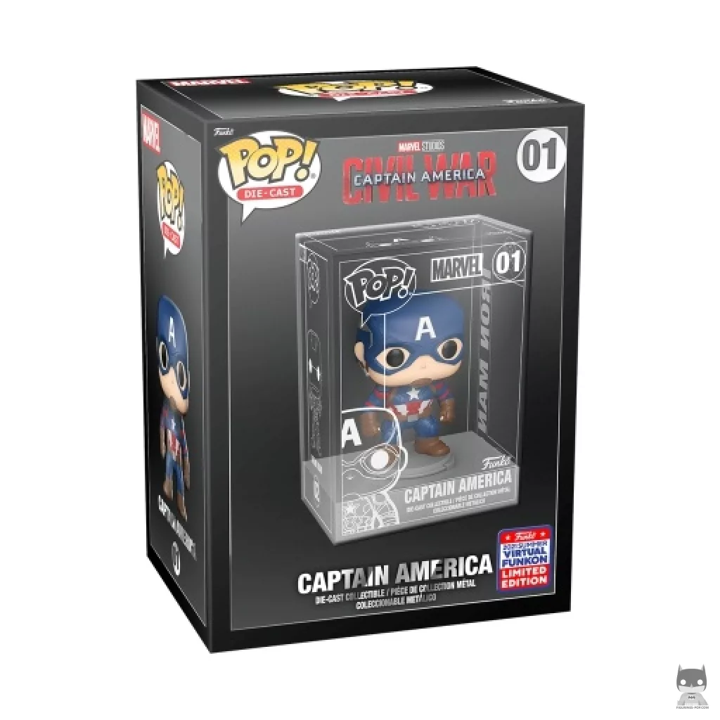 Figurine Funko POP Captain America avec boîte