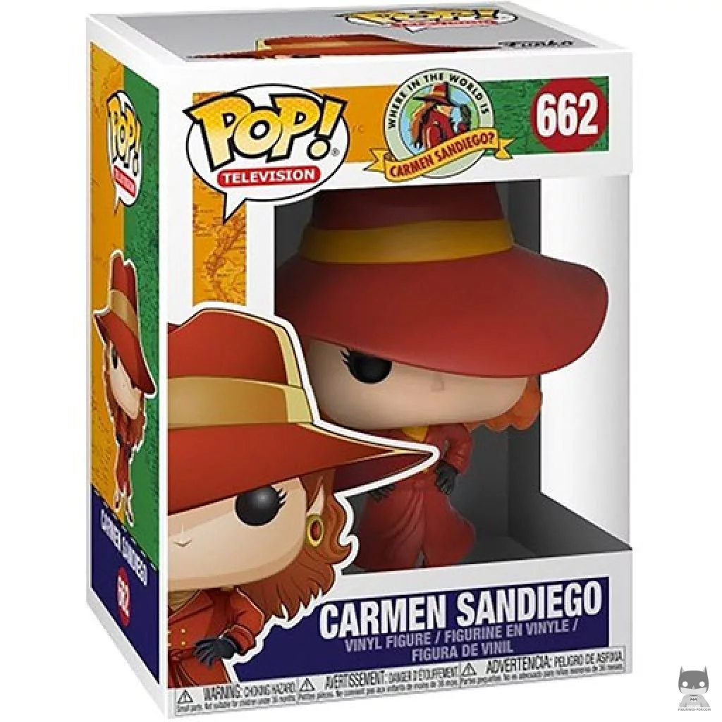 Figurine Funko POP Carmen Sandiego avec boîte