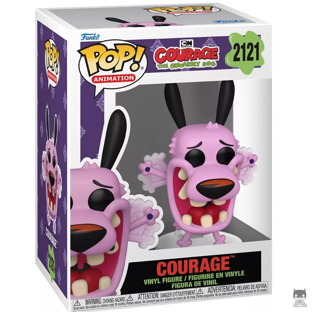 Figurine Funko POP Courage avec boîte