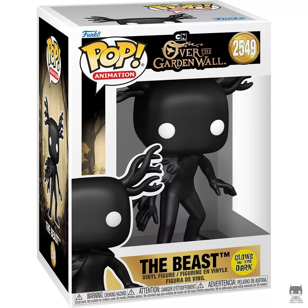 Figurine Funko POP La Bête (Glow in the Dark) avec boîte