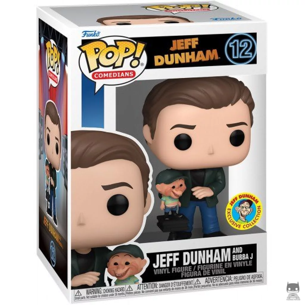 Figurine Funko POP Jeff Dunham et Bubba J avec boîte