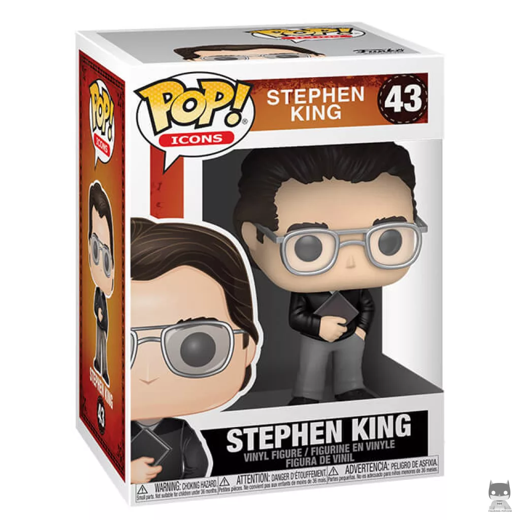 Figurine Funko POP Stephen King avec boîte