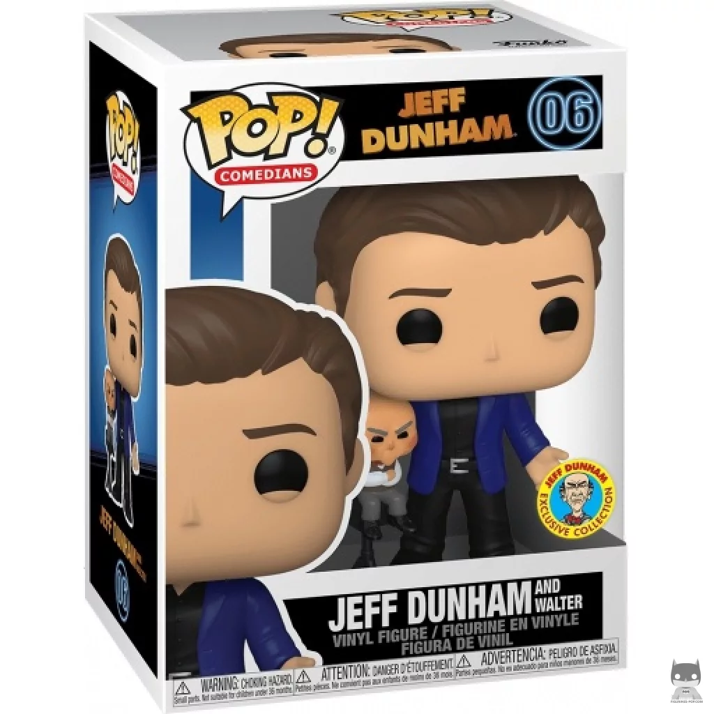 Figurine Funko POP Jeff Dunham et Walter avec boîte