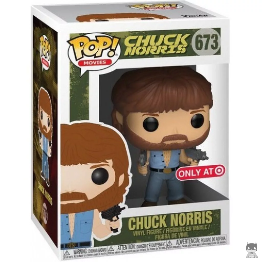 Figurine Funko POP Chuck Norris (Uzis) avec boîte