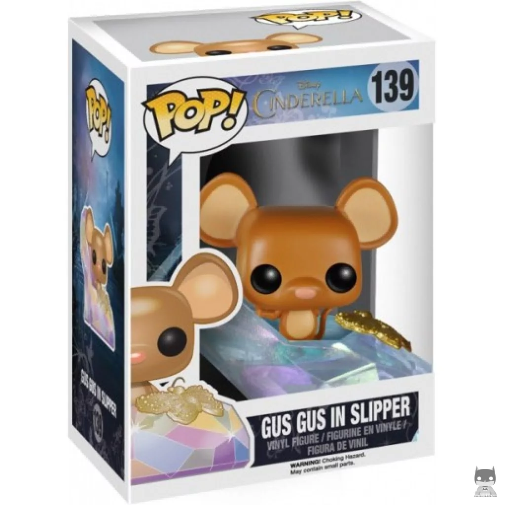Figurine Funko POP Gus Gus dans pantoufle avec boîte