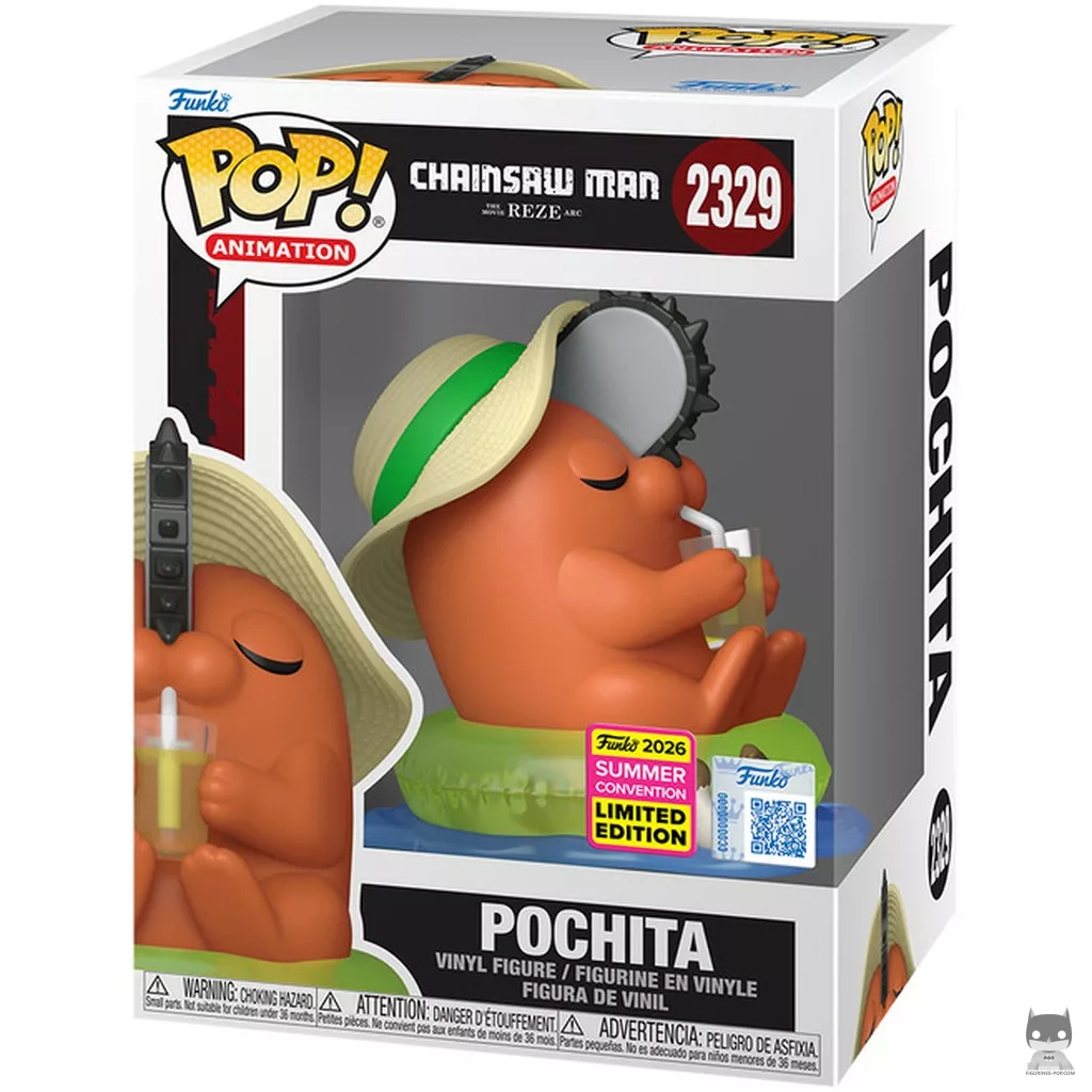 Figurine Funko POP Pochita avec chapeau avec boîte