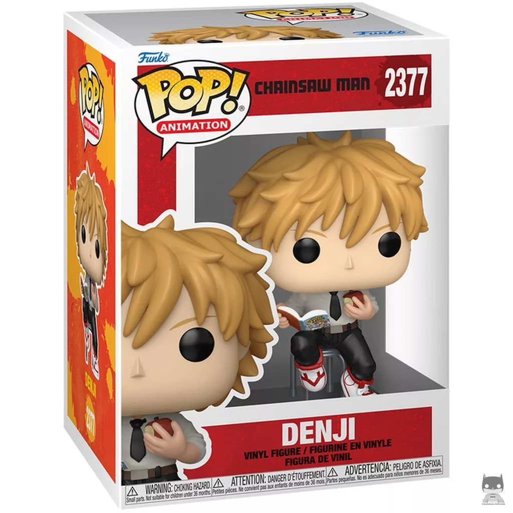Figurine Funko POP Denji (lecture) avec boîte