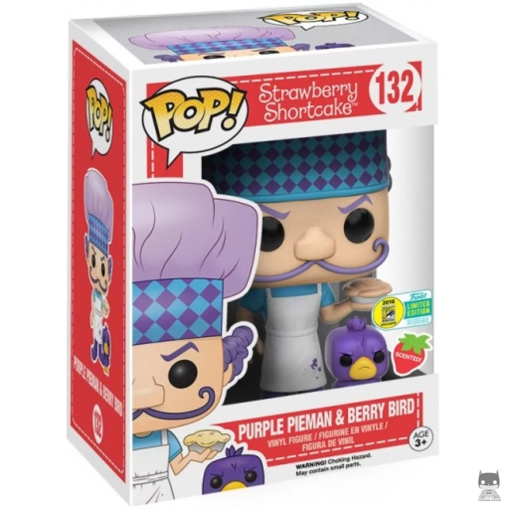 Figurine Funko POP Macaron Mauve & Pique-Fruit (Scented) avec boîte