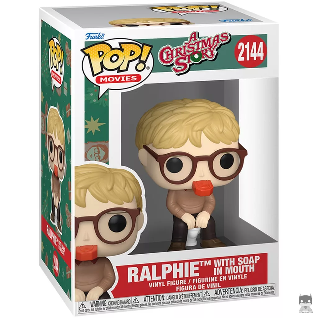 Figurine Funko POP Ralphie avec du savon dans la bouche avec boîte