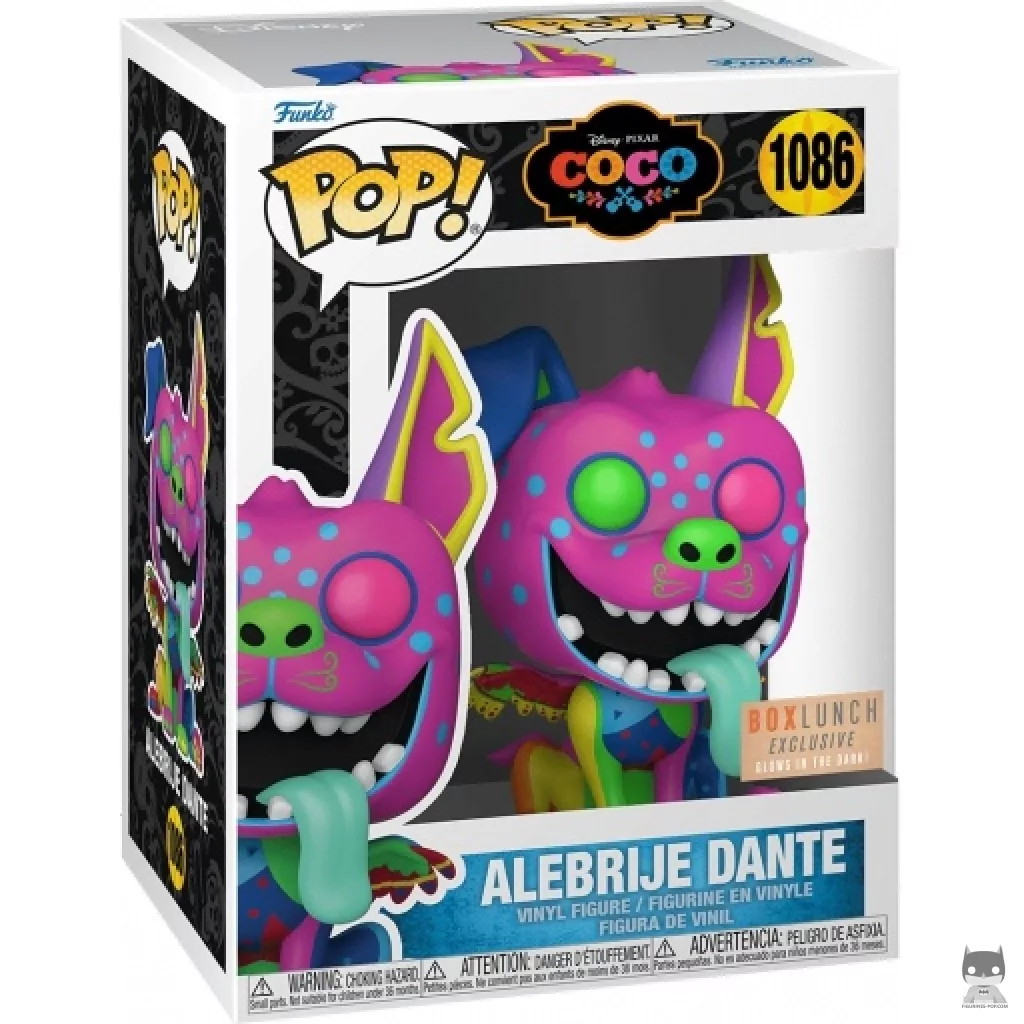 Figurine Funko POP Alebrije Dante (Glow in the Dark) avec boîte