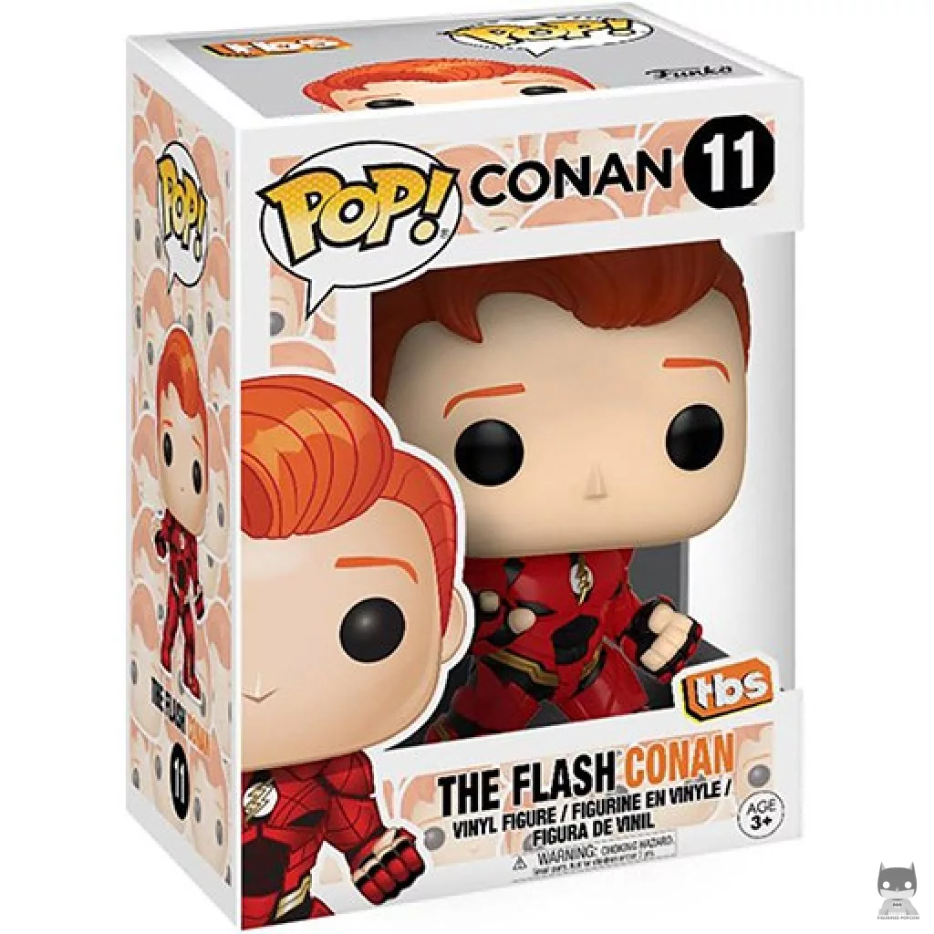 Figurine Funko POP Conan O'Brien en Flash avec boîte