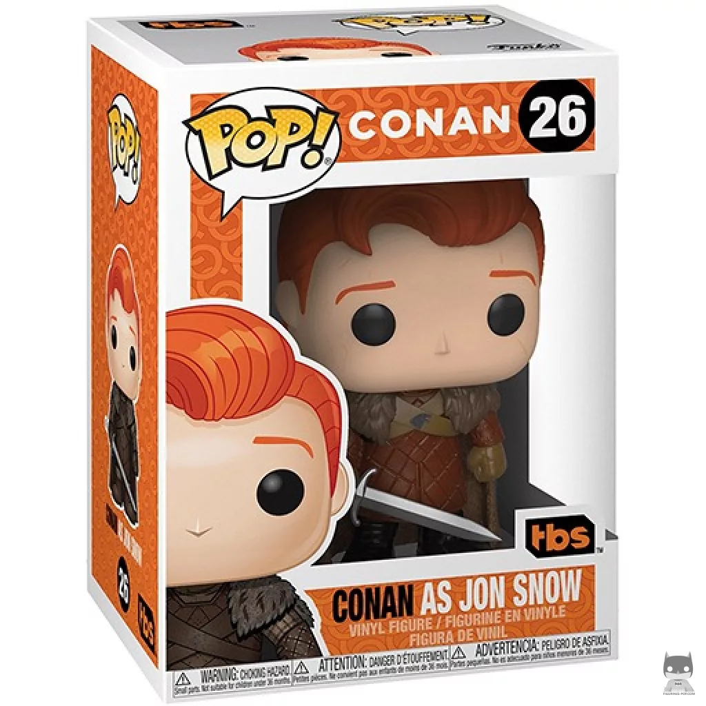 Figurine Funko POP Conan en Jon Snow avec boîte