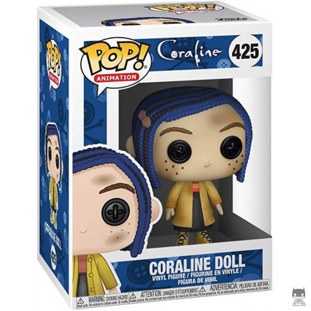 Figurine Funko POP Poupée Coraline avec boîte
