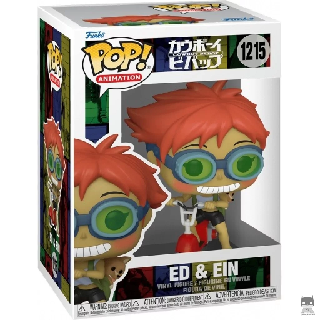 Figurine Funko POP Ed & Ein sur scooter avec boîte