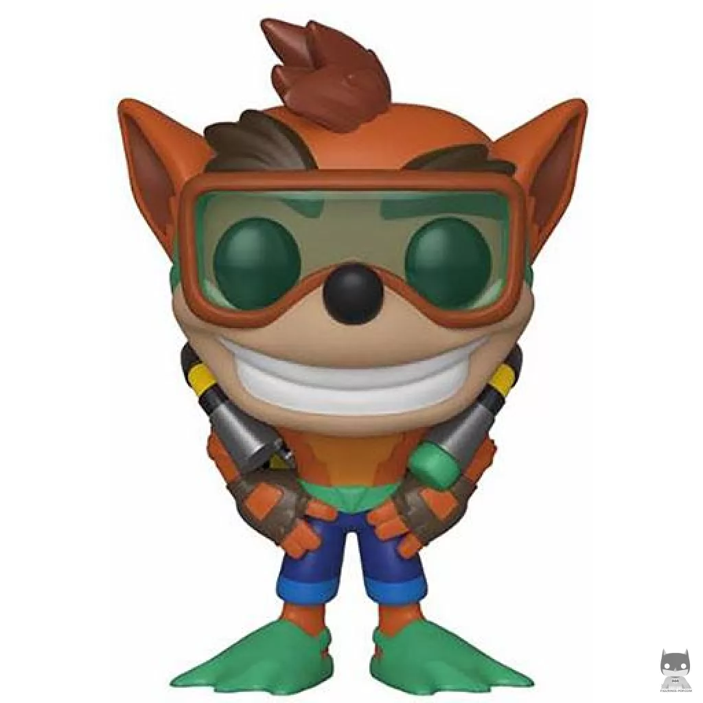 Figurine Funko POP Crash Bandicoot avec équipement de Plongée (Crash Bandicoot)