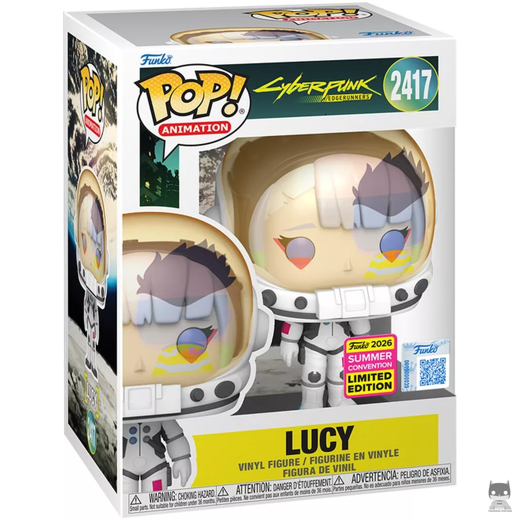 Figurine Funko POP Lucy en combinaison spatiale avec boîte