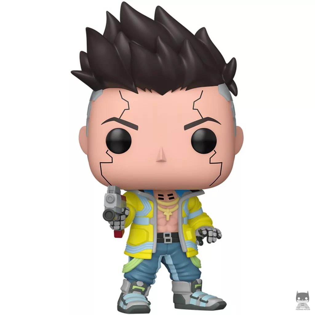 Figurine Funko POP David Martinez avec HJKE-11 Yukimura (Cyberpunk 2077)