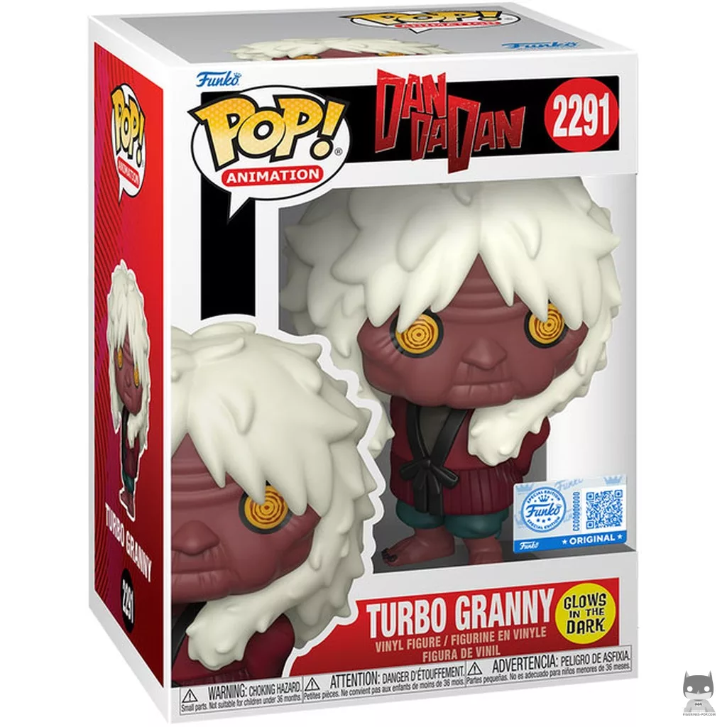 Figurine Funko POP Turbo Granny - Glow in the Dark avec boîte