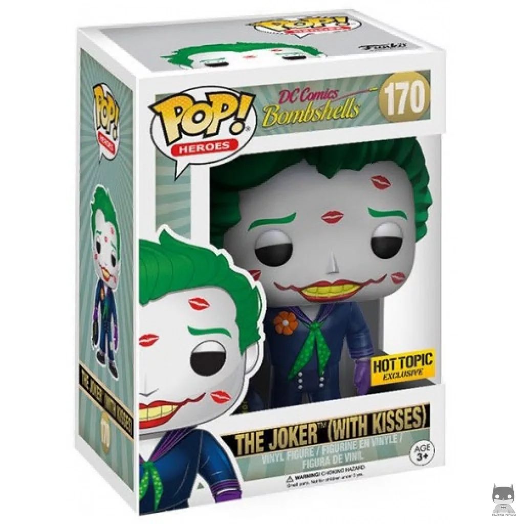 Figurine Funko POP Le Joker avec Bisous avec boîte