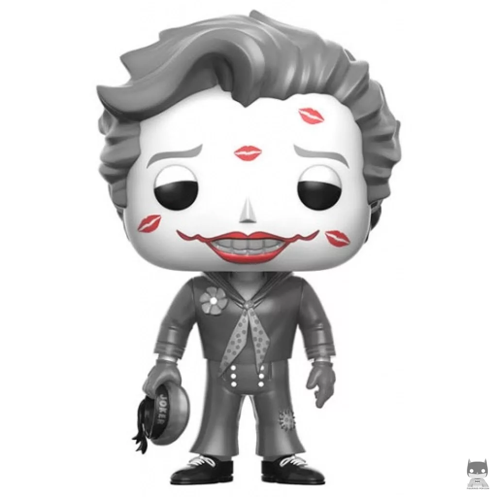 Figurine Funko POP Le Joker avec Bisous (Noir & Blanc) avec boîte