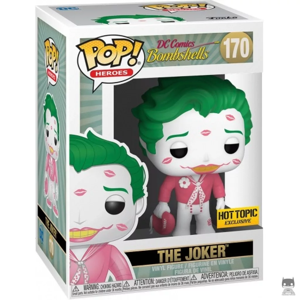 Figurine Funko POP Le Joker avec Bisous (Rose) avec boîte