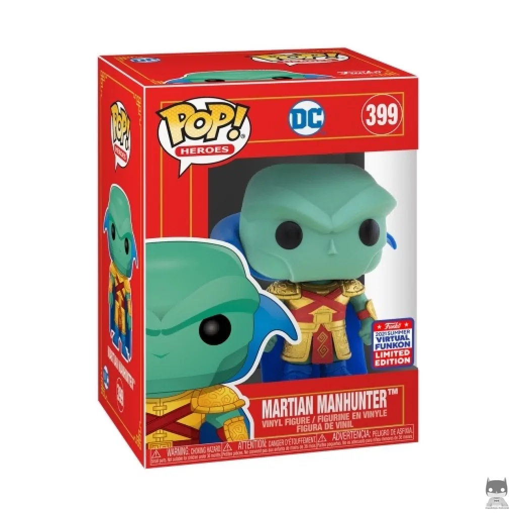 Figurine Funko POP Martian Manhunter avec boîte