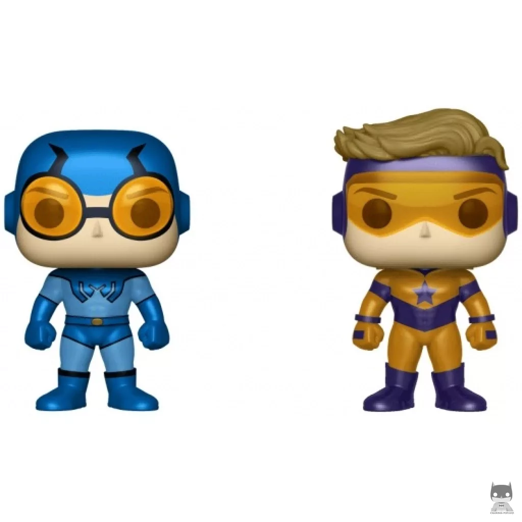 Figurine Funko POP Blue Beetle & Booster Gold (Metallic) (DC Super Heroes)