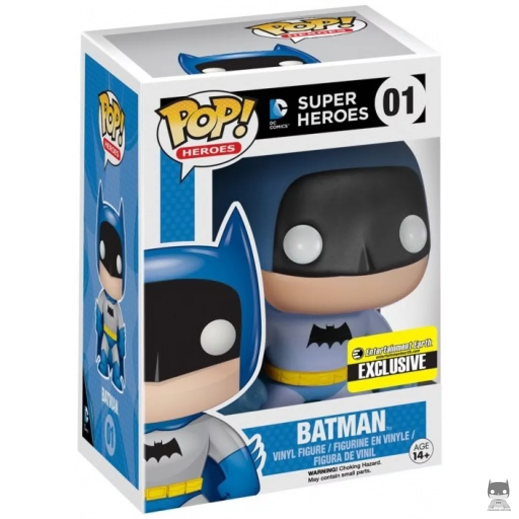Figurine Funko POP Batman (Bleu) avec boîte